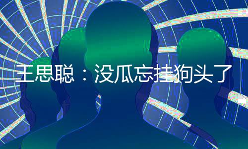 没瓜么王思忘挂王思狗头了 林说了什评半聪聪点藏森