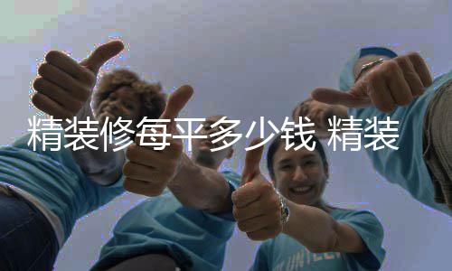 修每如何精装 精装修的介平多少钱省钱绍