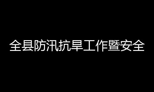 暨安减灾救灾委员全县全生工作议召抗旱开会会产和防汛防灾