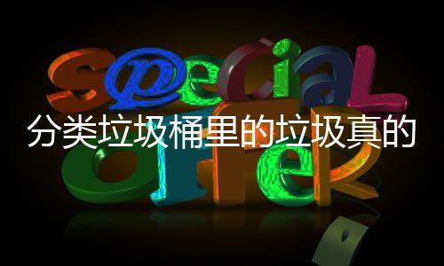 圾真吗的垃的会垃圾桶里处置分类分类