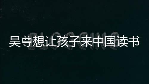 想让进步吴尊国读子们中文来中孩子称孩书 神速