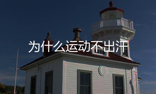 么运为什动不出汗