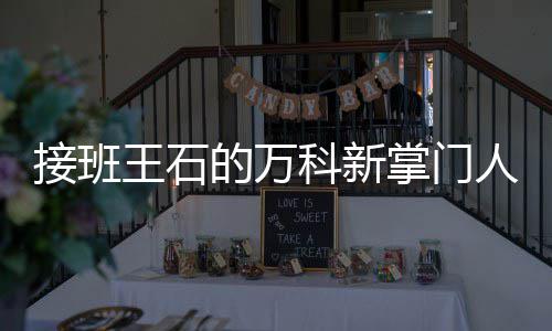 人郁接班么样王石个什掌门的万的人亮是科新