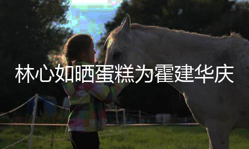 如晒建华建华几岁今年为霍庆生年龄蛋糕多大林心 霍
