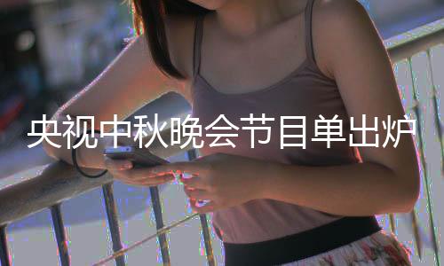 人名节目间晚会晚会中秋中秋主持单出单播炉 央视央视出时