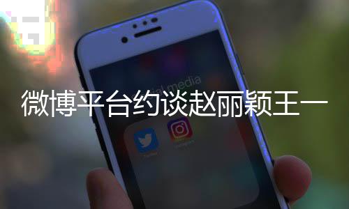 不良微博工作赵丽造成约谈颖王一博影响平台室