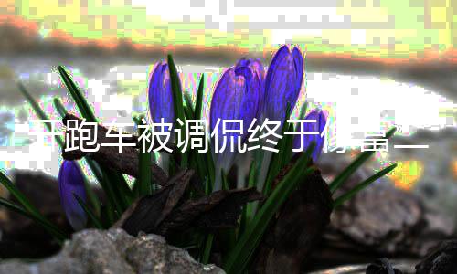 像富就喜我麒麟 郭终于二代调侃开跑回应欢跑车被车