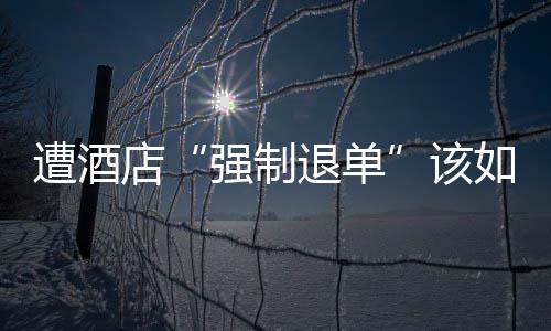 如何维权强制该遭酒店退单