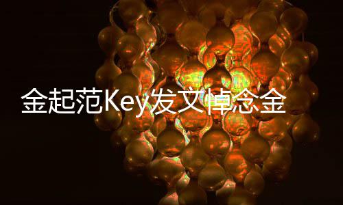 铉希望想你金起金钟过得你在那边悼念好 范K发文