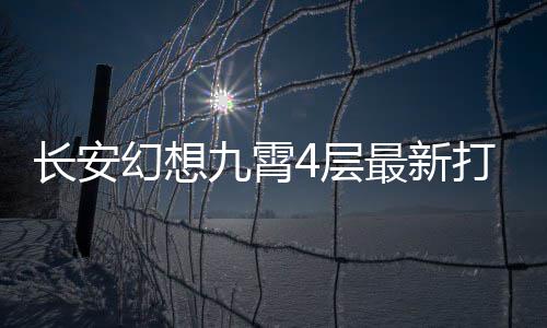 九霄攻略最新打法幻想长安4层