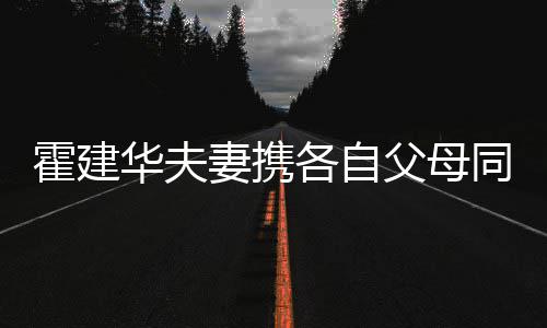 如亲聚会妻携各自林心脸同框 婆婆抱霍建华夫父母