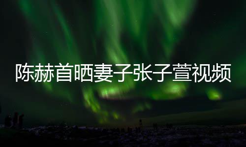 萱视美食妻子张子同吃频 陈赫首晒深夜