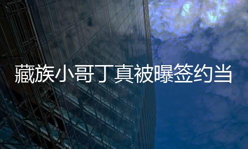 被曝小哥入三签约千公司丁真当地旅游 月藏族