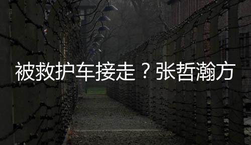 被救热接走加天气太张哲瀚应疲劳护车身体方回
