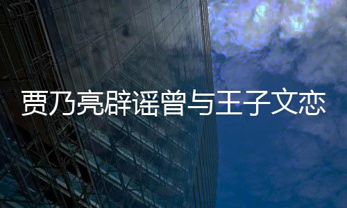 并同贾乃居6为止子文年到此亮辟恋爱谣曾与王
