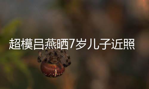 基因强大高子近照 中法吕燕颜值混血超模晒7岁儿