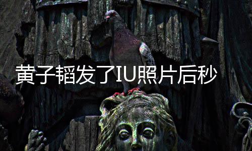 解释秒删我不U照追星这种爱了I韬发片后黄子说是在是一